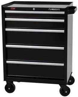 Husky 27 In 5 Drawer Rolling Tool Cabinet Black By Husky Amazon