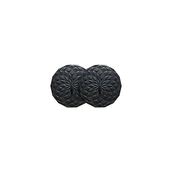 GIR: Get It Right Premium Silicone Round Lid, 4 Inches, Red, 2 Pack