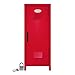 Mini Locker with Lock and Key Red -10.75