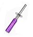 Jrelecs® No.5 Aa Battery Glow Plug Igniter Starter 7mm Glow Plug Nitro Engine for Rc Car - Purple