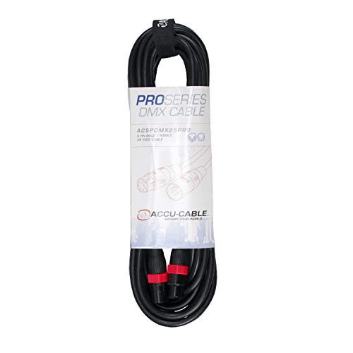 ADJ Products Cabo DMX de 5 pinos AC5PDMX25 Pro de 7 metros