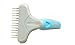 Undercoat Rake for Dogs and Other Pets with Medium and Long Coat. Comb Comes with 13 Round 360-degree Rotating Teeth Removing Undergrowth in Minutes with No Stress to Pet. Sturdy Brush with Rubber Ergonomic Grip. Professional Tool From Ebelyn.