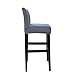 Deisy Dee Stretch Slipcovers Chair Cover for Counter Height Side Chairs Covers Stretch Protectors C171 (Dark Grey)