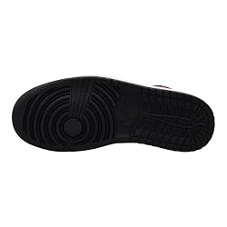 Jordan Women's WMNS Air 1 MID, Black/Gym Red Sail, 8