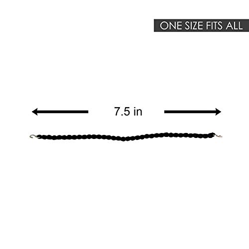 5 Black Military Boot Bands Blousing Boot Straps Military Grade for