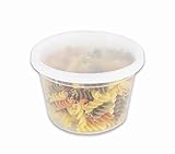 CucinaPrime Deli Containers with Lids, Heavy Duty Food Storage, 16 Ounce, 48 Count