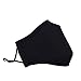 3-Pack PM 2.5 Cotton Face Mouth Mask Muffle with Fliter Respirator Comfy Reuseable Dustproof Antibacterial Mouth Cover Warm Windproof Face Protective Guaze Mask