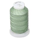 Simply Silk Beading Thread Cord Size FF Medium Green 0.015 Inch 0.38mm Spool 115 Yards for Stringing Weaving Knotting