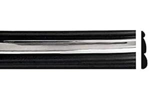 AUTOMOTIVE AUTHORITY LLC Black Chrome Side Body Trim Molding Replacement for 1992-1996 F150, F250, F350, Bronco - 2" Wide (Quarter Roll - 6 ft)