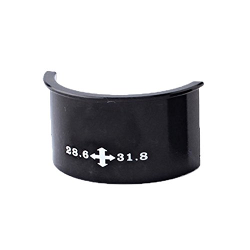 OmkuwlQ 2pcs 28.6mm to 31.8mm 31.8mm to 34.9mm Shim Adapter Bicycle Bike Front Derailleur Conversion Shim