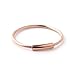 Ruifan 1PC 316L Surgical Steel Rose Gold Plated Seamless Continuous Hoop Rings Nose Eyebrow Tragus Lip Ear Ring BCR 22 Gauge 8MM