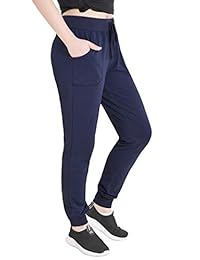 Pantalones de chándal de jersey de algodón con bolsillos Latuza para mujer con bolsillos