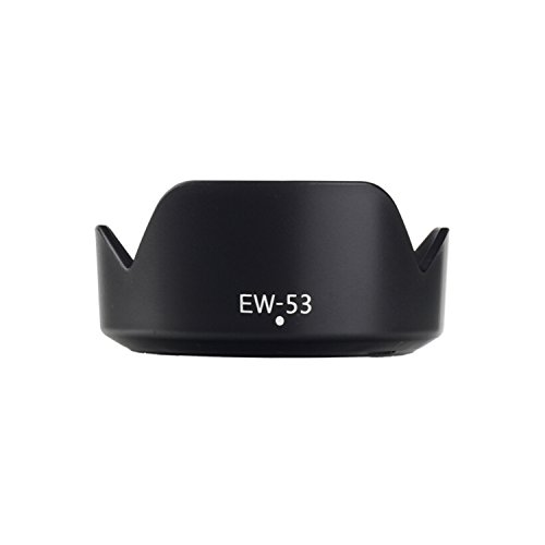 LXH Reversible Bayonet Mount Lens Hood Shade For Canon EF-M 15-45mm f/3.5-6.3 IS STM Lens 49mm Replaces Canon EW-53, Fit Canon M100 M10 M6 M5 M3 M2 M1 M Series Mirrorless Camera