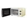 Russell Hobbs RHMM701C 17 Litre 700 W Cream Solo Manual Microwave with 5 Power Levels, Ringer & Timer, Defrost Setting…