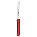 Messermeister 4.5” Serrated Tomato Knife with Matching Sheath, Red - German 1.4116 Steel Alloy - Rust Resistant & Easy to Maintain - Handcrafted in Santa Catarina, Portugal