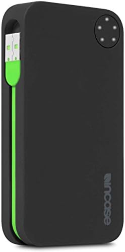 Incase Portable Power 5400 - Retail Packaging - Black Matte/Fluro Green