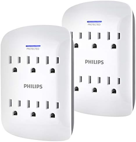 Philips 6-Outlet Extender Surge Protector