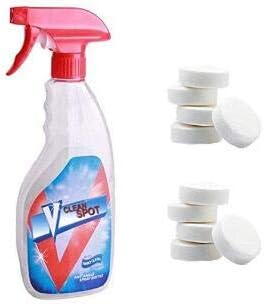 Lavillede Lavillede Detergent Spray Bottle in Addition to Scale decontamination Cleaning Tablets (Including 10 effervescent Tablets) * 1