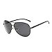 J+S Premium Ultra Sleek, Military Style, Sports Aviator Sunglasses, Polarized, 100% UV protection (Large Frame)