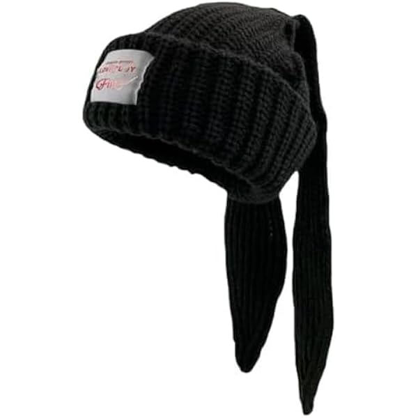 LXYZXZ Bunny Long Ears Funny Hat Fluffy Winter Cap Warm Knit