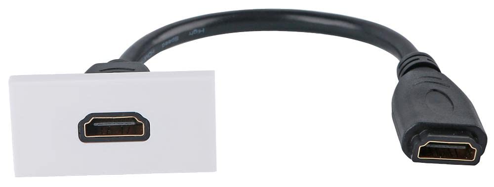PRO SIGNAL HDMI Socket Wallplate Module – 50x25mm AV Coupler Module PSG3279