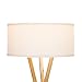 Brightech Harper LED Tripod Floor Lamp – Wood, Mid Century Modern Light for Contemporary Living Rooms - Tall Standing, Rustic Lamp for Bedroom, Office, Kids Room