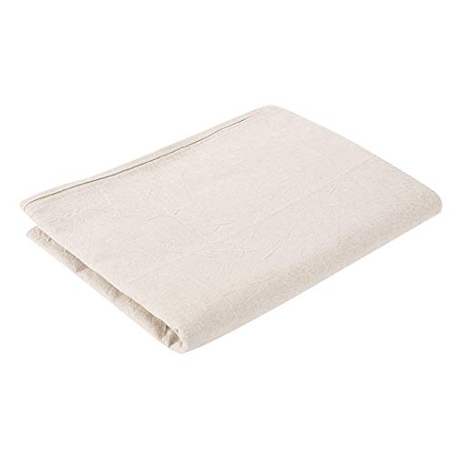 Washable Massage Table Sheets, Hypoallergenic Massage Bed Table Soft Cotton Cover Salon Beauty Salon Spa Soft Cotton Bed Sheet with Face Breath Hole for Bed Within 80x200 cm (Khaki)