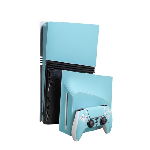 Skin Compatible with PlayStation 5 Pro Bundle + Disc Drive for PS5 - Solid Baby…