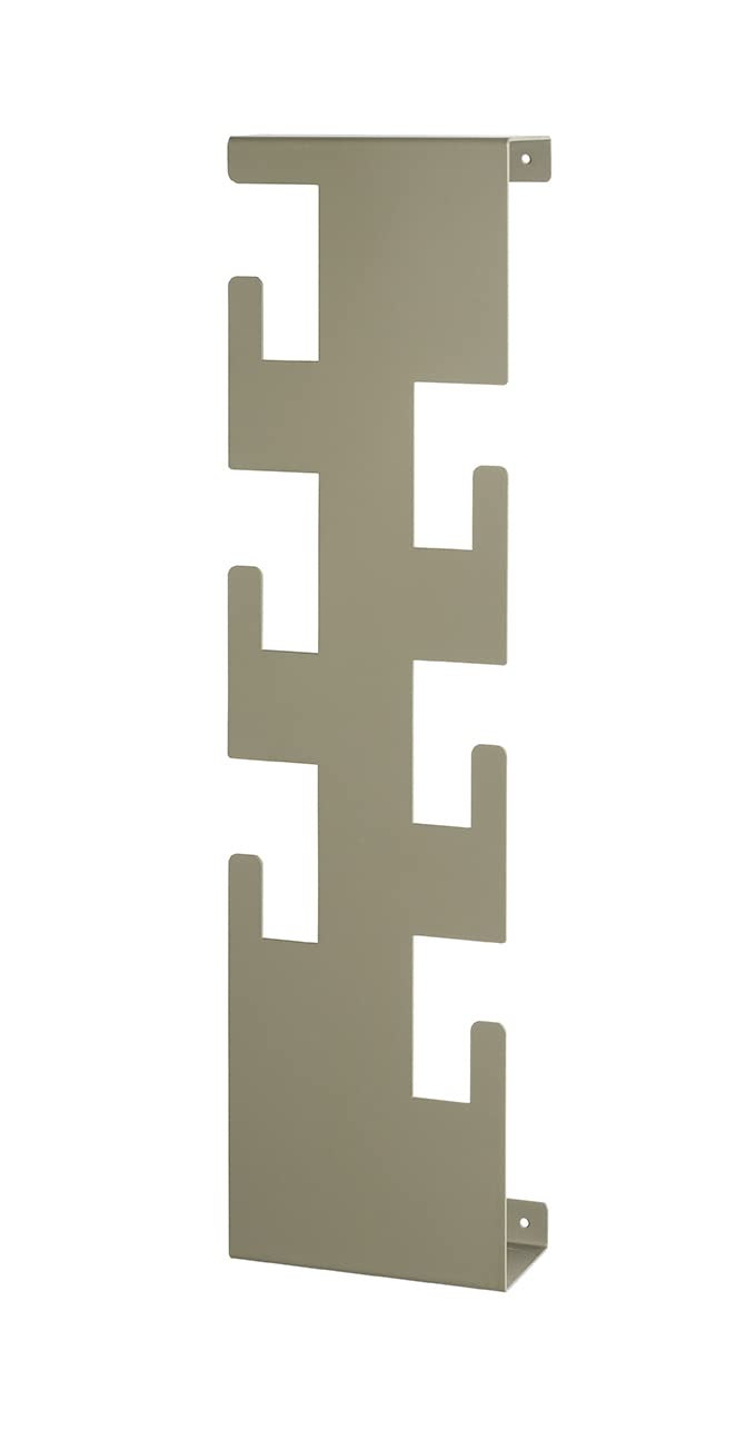 HAKU Wardrobe Green, Steel - Dim.: W 15 cm X H 60 cm X D 8 cm, Style: Modern