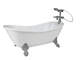 18 Inch Doll Bathtub with Shower Fits American Girl Doll Furniture & More! 18
