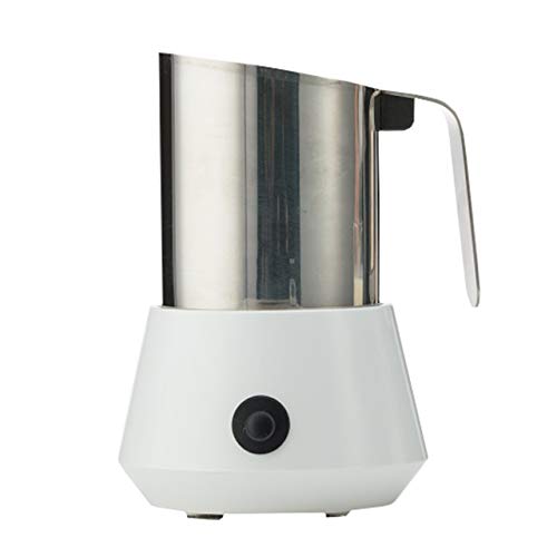 Click Here to See More Images Java WSD18-090 Automatic Electric Milk Frother Heater with Hot or Cold Milk Stainless steel Cappuccino Maker White