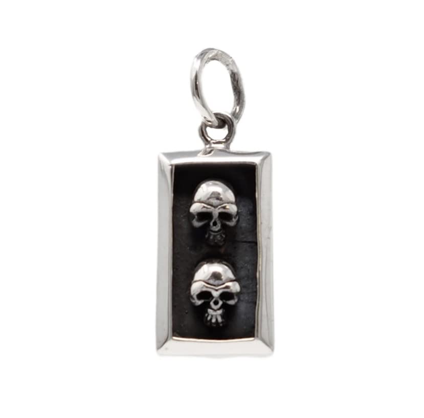 Treasure Bay Men's Women's 925 Silver Skulls Pendant Biker Jewellery Gothic Musican Rock Punk Skull Pendant