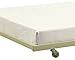 DHP Universal Metal Trundle Frame with Locks, Fits Most Twin Size Daybeds, White