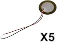 TIESETL 15 Piezo disques avec fils Pickup acoustique 27 de diaètre piézoélectrique éléents
