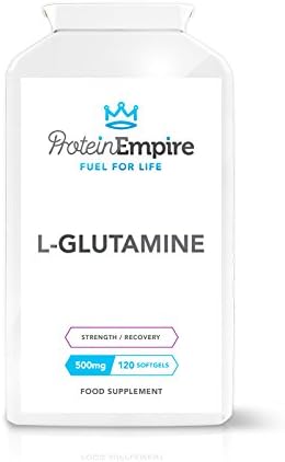 Title: Protein Empire L Glutamine 500mg | High Strength Sports Supplement for Muscle Growth & Recovery – 120 Softgels