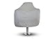 Boat Seat Covers (Set of 2) Color White, Weather Resistant Marine Canvas, Fits Over the Chair and Armrest, Superior Fabric to Protect Captain’s Chair from The Elements