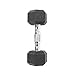 CAP Barbell SDP-012 Workouts Coated Hex Dumbbell, black, 12 lb