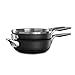 Calphalon Premier Space Saving Hard Anodized Nonstick 3-Piece 10-In. Stack Cookware Set
