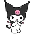 Hello Kitty Kuromi Giggle Decal Sticker - Peel N Stick Sticker Graphic Decal