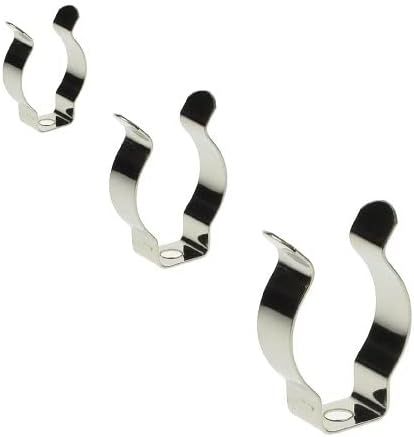 20x 50mm Open Type Terry Tool Clips BZP Carbon Spring Steel