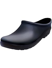 Sloggers Zuecos de jardín para hombre, Negro, 10