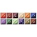 AMACO Velvet Semi-Translucent Underglaze Set 3, Assorted Color, Set of 12