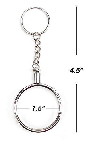 Chrome Key Chain Poker Chip Holders - Set of 10!