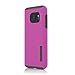 Samsung Galaxy S7 case, Incipit, Hard Shell Case with Impact-Absorbing Core Shock-Absorbing Impact-Resistant Dual-Layer Cover - Pink/Gray