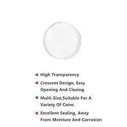 Silver Coin Holder,ULIFESTAR Transparent Dollar