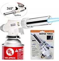 Butane Torch Kitchen Blow Torch, UCOFFEE Culinary Cooking Torch Chef Torches Lighter Adjustable Flame With Safety Lock For Creme Brulee, Searing, Baking, BBQ (Butane Gas Not Included)