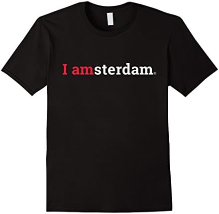 Men's I Amsterdam T Shirt Medium Black