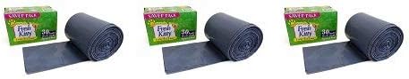 Fresh Kitty Litter Box Liners, Jumbo with Ties (Pack of 30)