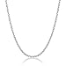 BRCbeads Gemstone Necklace Pendant Crystal Healping Point Reki Chakra Unisex Stainless Steel Chain 20''