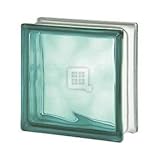 Seves Glass Block 7.5 x 7.5 x 3 Basic Wave